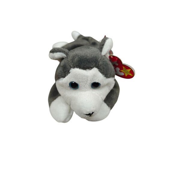 Ty Other - Ty Beanie Babies Nanook Husky Plush Dog 8" Gray White Stuffed Animal Collectible